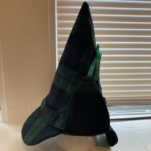 Harry Potter Professor McGonagall Deerstalker Plaid Witch Hat Handmade